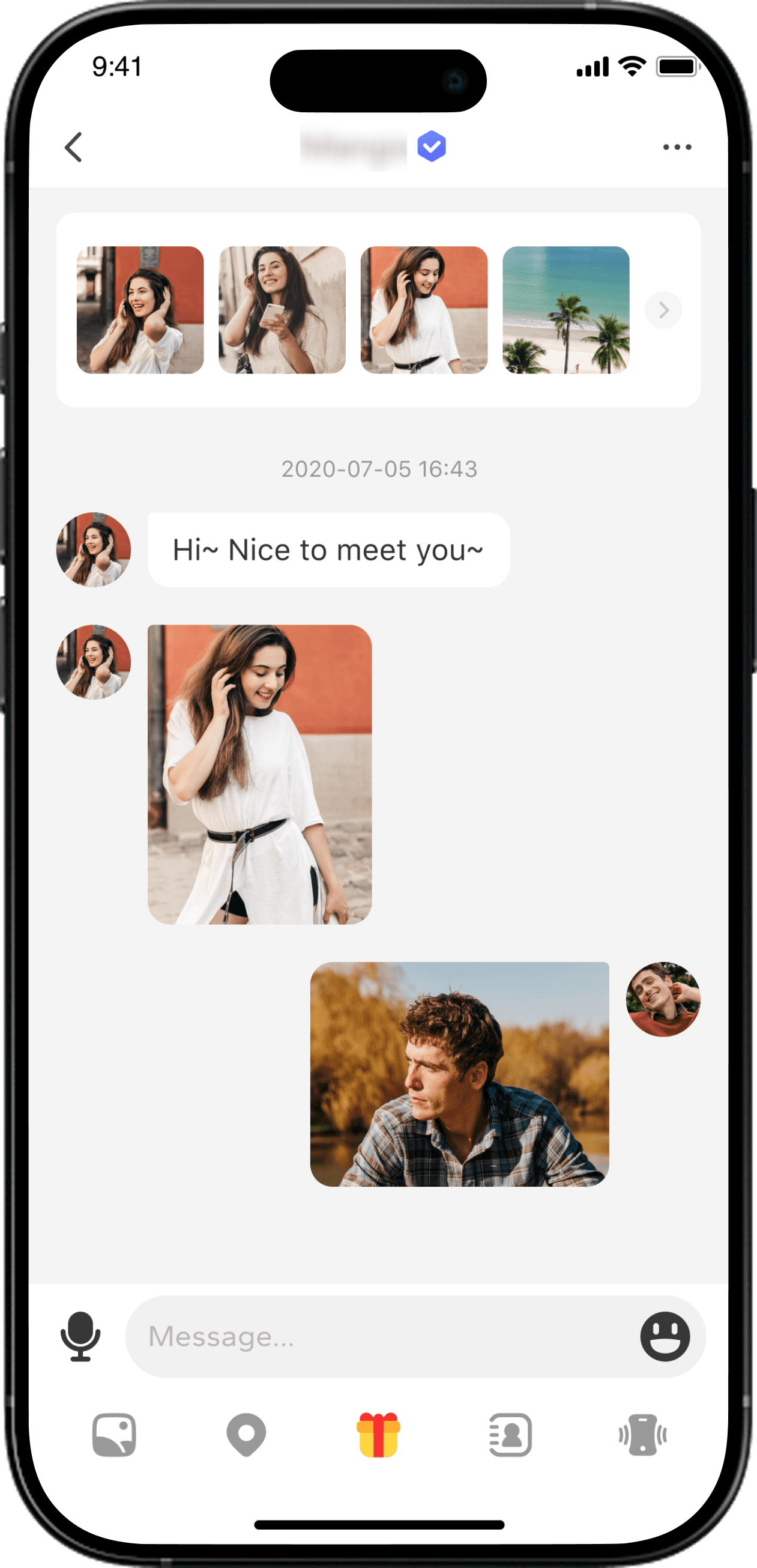Mobile UI 